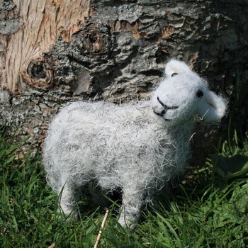 Felted Herdwick Sheep